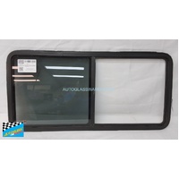 FORD TRANSIT VH/VJ/VM - 10/2000 to 9/2014 - MWB VAN - PASSENGERS - LEFT SIDE REAR CARGO - KINGSLEY SLIDING UNIT - FIXED GLASS ONLY - 970W X 475H