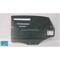 AUDI A3 8V - 5/2013 to CURRENT - 4DR SEDAN - LEFT SIDE REAR DOOR GLASS - 2 HOLES - PRIVACY TINT