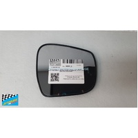 NISSAN NAVARA D23/NP300 - 3/2015 to CURRENT - UTE - DRIVERS - RIGHT SIDE MIRROR - GENUINE CURVED WITH BASE H073 >PP/PE< AND BLIND SPOT MONITORING