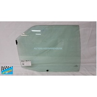 PEUGEOT 405 - 1/1988 to 1998 - 4DR SEDAN - DRIVER - RIGHT SIDE REAR DOOR GLASS - (2 HOLES)