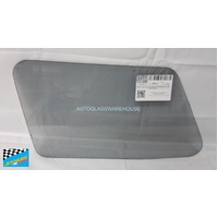 MAZDA 323 FA4UV - 3/1977 to 9/1985 - STATION WAGON - LEFT SIDE CARGO GLASS - TINTED - (605 TOP LEFT TO BOTTOM RIGHT - 300h)