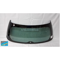 SUBARU LIBERTY/OUTBACK 4TH GEN - 9/2003 to 8/2009 - 4DR WAGON - REAR WINDSCREEN GLASS - ENCAPSULATED - DARK GREEN