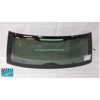 MINI COOPER R56 - 3/2007 to 3/2014 - 3DR HATCH - REAR WINDSCREEN GLASS (HEATED, ANTENNA, WIPER HOLE, BRAKELIGHT CERAMIC AT TOP)