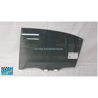 SUBARU WRX VB - 5/2022 TO CURRENT - 4DR SEDAN - PASSENGERS - LEFT SIDE REAR DOOR GLASS - WITH FITTING - PRIVACY GREY