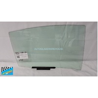 SUBARU IMPREZA GEN 5 GK (NOT WRX) - 12/2016 TO 09/2023 - 4DR SEDAN - DRIVER - RIGHT SIDE REAR DOOR GLASS - GREEN