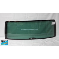 VOLKSWAGEN TRANSPORTER T6 - 11/2015 TO CURRENT - VAN - REAR WINDSCREEN GLASS - WITH WIPER HOLE - HEATED - DARK GREEN
