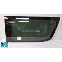 suitable for TOYOTA HIACE ZR LWB (TRADE VAN) - 2019 TO CURRENT - VAN - DRIVERS - RIGHT SIDE FRONT FIXED BONDED GLASS - PRIVACY - 1175 x 590
