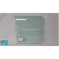 suitable for TOYOTA LANDCRUISER - 01/1985 to 01/2009 - 5DR SUV/TROOP CARRIER/LWB - RIGHT REAR CARGO GLASS - (2 PIECE, 2 HOLES) - (LOW IN STOCK) - GREE