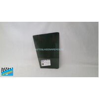 NISSAN TIIDA C11 - 2/2006 TO 12/2013 - 5DR HATCH - DRIVERS - RIGHT SIDE REAR QUARTER GLASS - IN REAR DOOR - DARK GREY