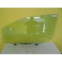 suitable for TOYOTA YARIS NCP90 - 9/2005 to 10/2011 - 3DR HATCH - PASSENGERS - LEFT SIDE FRONT DOOR GLASS - GREEN