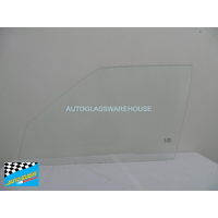 suitable for TOYOTA COROLLA AE82 - 4/1985 To 5/1989 - SEDAN/HATCH (NOT SECA) - PASSENGERS - LEFT SIDE FRONT DOOR GLASS - CLEAR