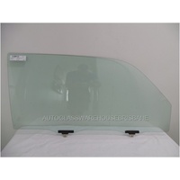 DAIHATSU CUORE L701 - 7/2000 to 10/2003 - 3DR HATCH - DRIVERS - RIGHT SIDE FRONT DOOR GLASS - GREEN