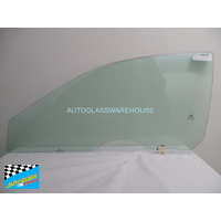 HONDA ACCORD CG - 12/1997 to 5/2003 - 2DR COUPE - PASSENGERS - LEFT SIDE FRONT DOOR GLASS - WITH FITTINGS