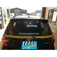 HONDA JAZZ GD - 10/2002 to 8/2008 - 5DR HATCH - REAR WINDSCREEN GLASS - (1 HOLE - NO SPOILER or SMALL SPOILER) 