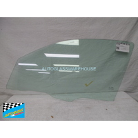 MAZDA 2 DY - 11/2002 to 8/2007 - 5DR HATCH - PASSENGERS - LEFT SIDE FRONT DOOR GLASS - GREEN