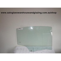 MAZDA 3 BK10 - 1/2004 to 6/2006 - 4DR SEDAN - RIGHT SIDE REAR DOOR GLASS - (SMALLER HOLE 11MM)