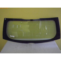 MITSUBISHI COLT RG - 11/2004 to 9/2011 - 5DR HATCH - REAR WINDSCREEN GLASS - HEATED - WITH SMALL CUTOUT - GREEN