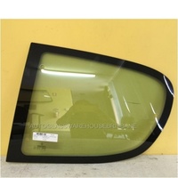 PEUGEOT 206 - 10/1999 to 5/2007 - 3DR HATCH - LEFT SIDE REAR CARGO GLASS - GREEN - 3 HOLES