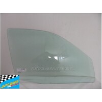 RENAULT CLIO X65 - 5/2001 to 8/2008 - 5DR HATCH - DRIVERS - RIGHT SIDE FRONT DOOR GLASS - GREEN