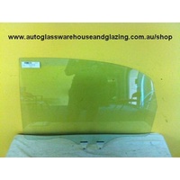 SUZUKI LIANA RH416 - 8/2002 to 2007 - 4DR SEDAN - LEFT SIDE REAR DOOR GLASS - GREEN