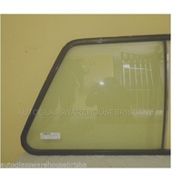 suitable for TOYOTA TARAGO YR22/23/27 - 2/1983 to 8/1990 - WAGON - DRIVERS - RIGHT SIDE REAR CARGO GLASS - REAR 1/2 PIECE - (620w X 480h)