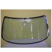 DAIHATSU CHARADE G203 - 6/1993 to 7/2000 - 4DR SEDAN - REAR WINDSCREEN GLASS - HEATED