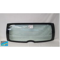 RENAULT CLIO X65 - 5/2001 to 8/2008 - 3DR/5DR HATCH - REAR WINDSCREEN GLASS - HEATED - GREEN