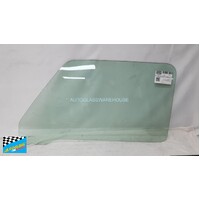 ISUZU N SERIES - 11/1984 to 1993 - NKR/NPS - NARROW CAB - LEFT SIDE FRONT DOOR GLASS - WITHOUT VENT - GREEN