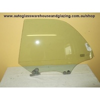 SUBARU IMPREZA - 4/1993 TO 9/2000 - SEDAN/HATCH - PASSENGERS - LEFT SIDE REAR DOOR GLASS