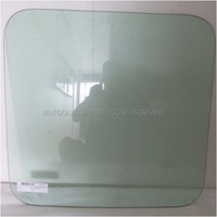suitable for TOYOTA COASTER HZB50 - 6/1993 to 3/2017 - 22 SEATER BUS - REAR EXIT DOOR GLASS (552MM X 575MM) - GREEN 