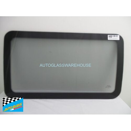 MITSUBISHI EXPRESS SF SWB - 10/1986 to CURRENT - VAN - LEFT SIDE REAR FIXED GLASS - BONDED (910 X 520)- NEW