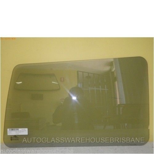 suitable for TOYOTA TOWNACE SBV KR40 - 1/1997 to 10/2004 - VAN - DRIVERS - RIGHT SIDE REAR FIXED WINDOW GLASS - RUBBER IN - 650 X 390 - NEW