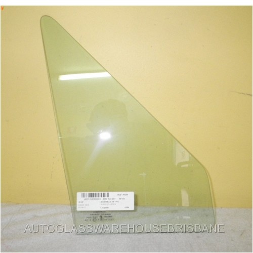 JEEP CHEROKEE JB - 4/1994 to 7/1997 - 4DR WAGON - DRIVERS - RIGHT SIDE FRONT QUARTER GLASS - NO HOLE - GREEN - NEW