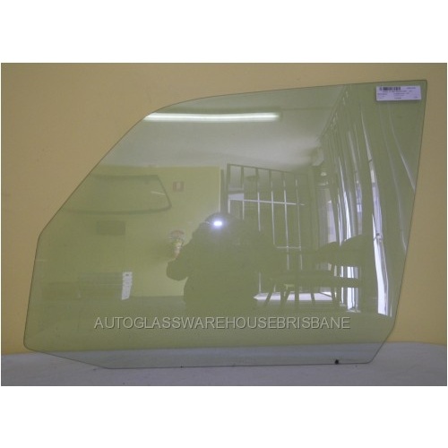 MITSUBISHI PAJERO iO - 3/1999 to 12/2002 - 5DR WAGON - PASSENGERS - LEFT SIDE FRONT DOOR GLASS - GREEN - NEW