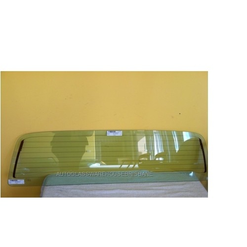 suitable for TOYOTA HILUX RZN140 - 10/1997 to 3/2005 - UTE - REAR WINDSCREEN GLASS - HEATED - NEW
