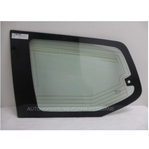 suitable for TOYOTA PRADO 120 SERIES - 2/2003 to 10/2009 - 5DR WAGON - PASSENGERS - LEFT SIDE REAR CARGO GLASS - ANTENNA, ONE HOLE - NEW
