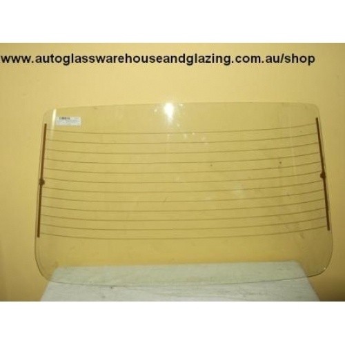 suitable for TOYOTA COROLLA KE50 - 1977 to 1980 - 2DR LIFTBACK - REAR WINDSCREEN GLASS - (SECOND-HAND)