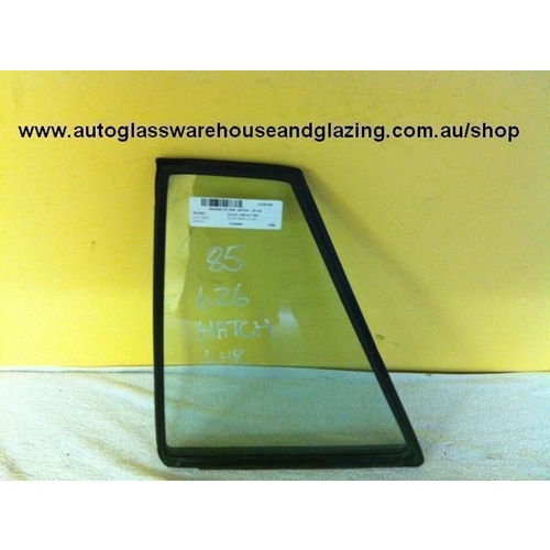 MAZDA 626 GC (AR/AS) - 2/1983 to 9/1987 - 5DR HATCH - PASSENGERS - LEFT SIDE REAR QUARTER GLASS - NEW