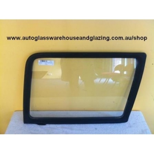 MITSUBISHI PAJERO NA/NB/NC/ND/NE/NF/NG - 1/1983 to 4/1991 - 4DR WAGON - DRIVERS - RIGHT SIDE REAR FIXED CARGO GLASS - FULL - (SECOND-HAND)