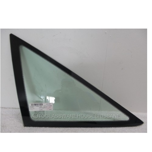 suitable for TOYOTA TARAGO TCR10 - 9/1990 to 6/2000 - WAGON - DRIVERS - RIGHT SIDE FRONT QUARTER GLASS - ENCAPSULATED - (Second-hand)