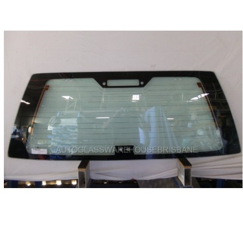 NISSAN PATHFINDER R50/VG33 - 11/1995 to 6/2005 - 4DR WAGON - REAR WINDSCREEN GLASS - LIFT UP - NEW