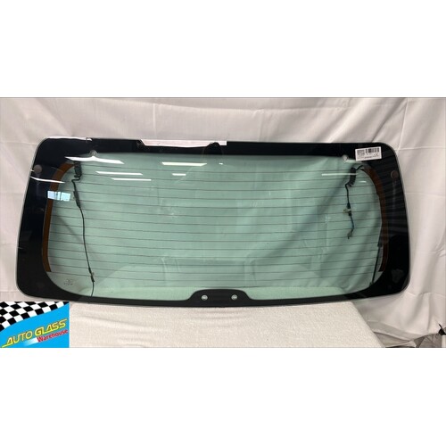 FORD EXPLORER UP/UQ/US - 11/1997 to 9/2001 - 4DR SUV - REAR WINDSCREEN GLASS - 6 HOLES - 565MM CENTER HEIGHT - GREEN - NEW