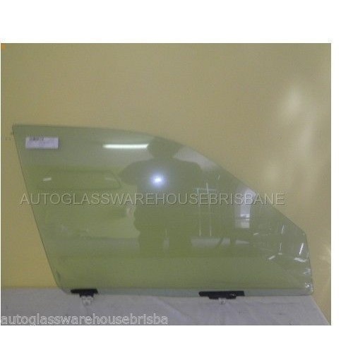suitable for TOYOTA STARLET KP90 - 6/1996 to 9/1999 - 5DR HATCH - RIGHT SIDE FRONT DOOR GLASS - (NO HOLES IN GLASS) ELECTRIC - NO CLIPS - NEW