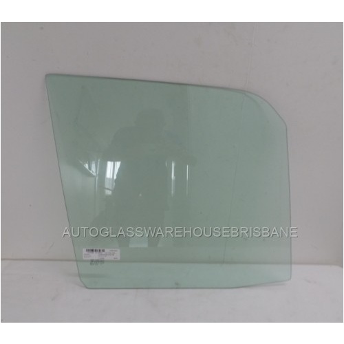 suitable for TOYOTA LANDCRUISER 60 SERIES - 8/1980 to 5/1990 - WAGON - DRIVERS - RIGHT SIDE FRONT DOOR GLASS - 1/4 TYPE - GREEN - NEW