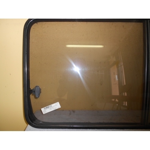 suitable for TOYOTA HIACE YH50 VAN 2/83-10/89 - PASSENGERS - LEFT SIDE DR SLIDING FRONT GLASS - (Second-hand)