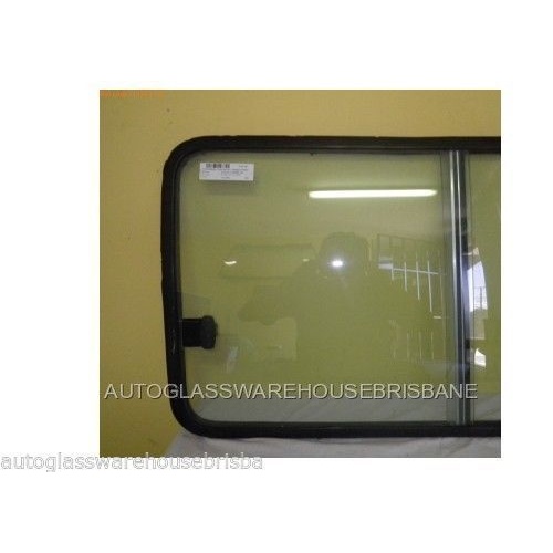suitable for TOYOTA TOWNACE CR31 IMPORT - 1992 to 1996 - VAN - PASSENGERS - LEFT SIDE FRONT 1/2  SLIDING GLASS (495w X 487h)  - (Second-hand)