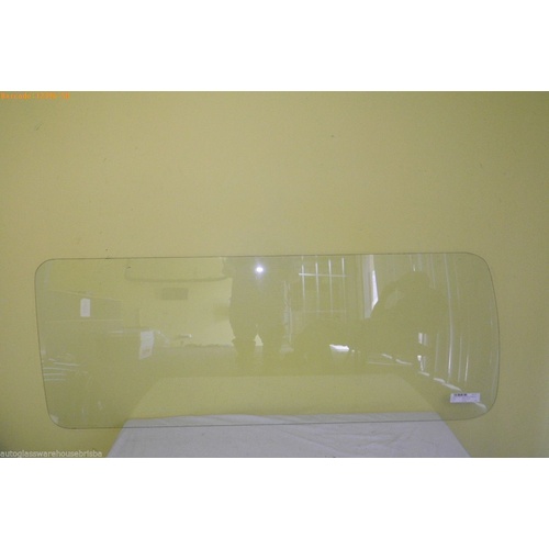 suitable for TOYOTA HIACE 100 SERIES - 11/1989 to 2/2005 - TRADE VAN - PASSENGERS - LEFT SIDE REAR FIXED GLASS - GENUINE (1370w X 520h) - (Second-hand