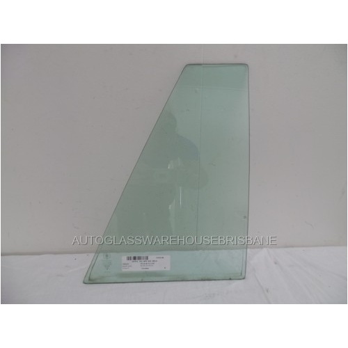 NISSAN PULSAR N12 - 11/1982 to 6/1987 - 4DR SEDAN - DRIVERS - RIGHT SIDE REAR DOOR GLASS - GREEN - (SECOND-HAND)