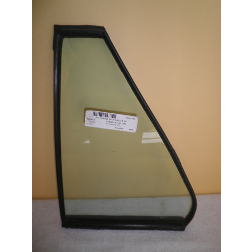 suitable for TOYOTA CORONA XT130 - 10/1979 to 7/1983 - 5DR WAGON - PASSENGERS - LEFT SIDE REAR QUARTER GLASS - (SECOND-HAND)