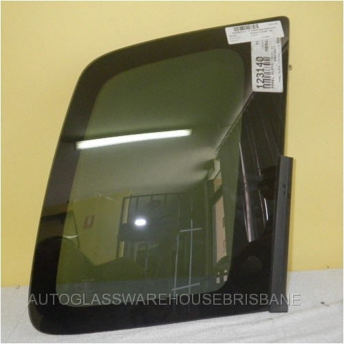 MAZDA PREMACY - 5DR WAGON 2/01>1/04 - DRIVERS - RIGHT SIDE CARGO GLASS (dark tinted glass) - (Second-hand)